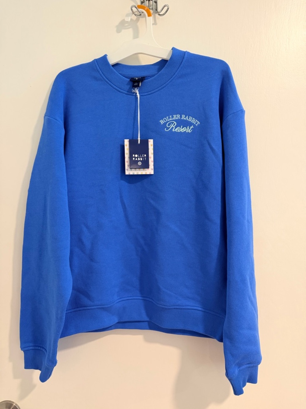 Roller Rabbit x Target NWT Bright Blue Crewneck Sweatshirt SMALL